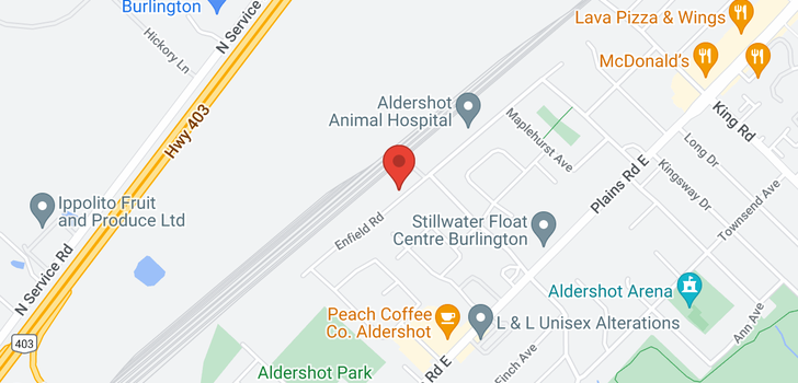 map of 413 ENFIELD Road